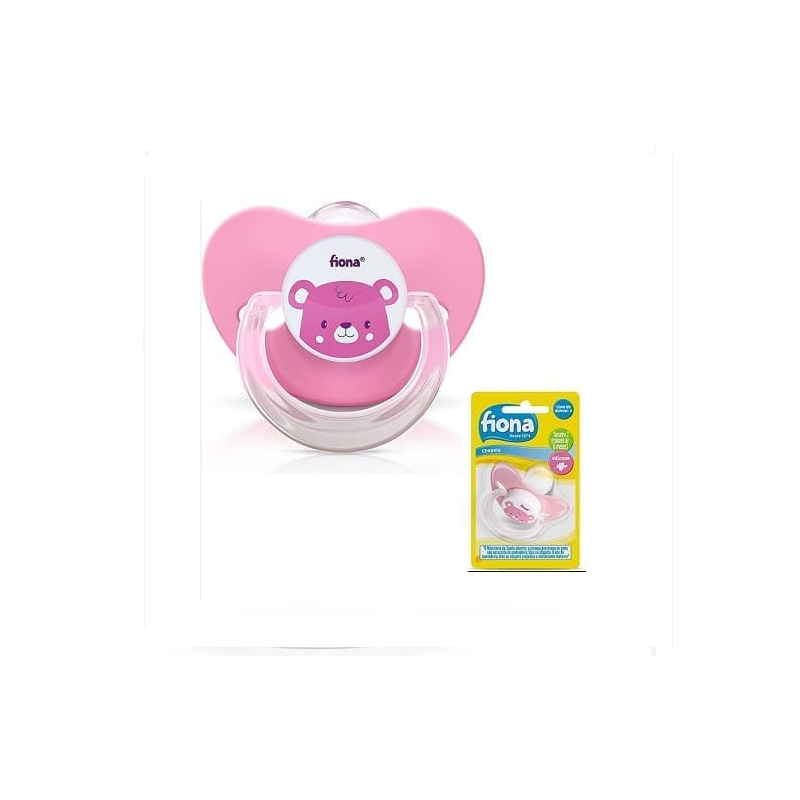 CHUPETA FIONA DESENHOS BABY 0-6 MESES ROSA 