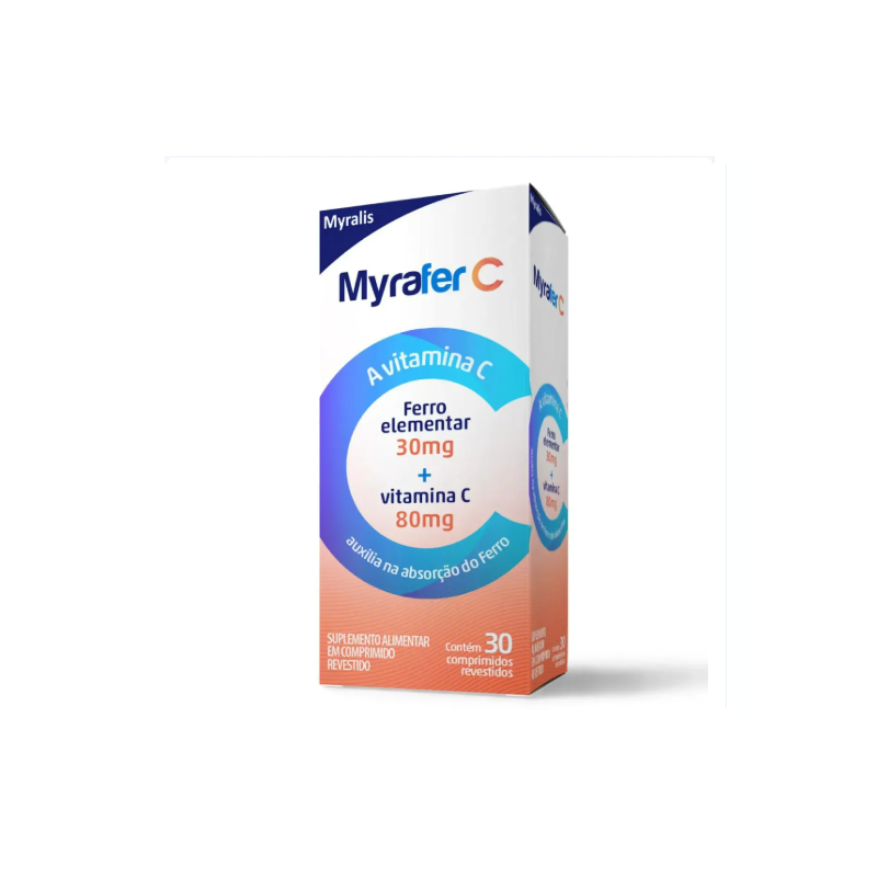 MYRAFER C 80MG COM 30 COMPRIMIDOS