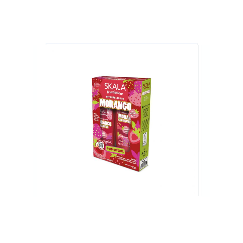 KIT SKALA SHAMPOO CONDICIONADOR 325ML MORANGO