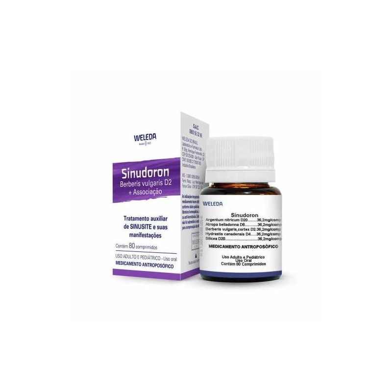 SINUDORON COM 80 COMPRIMIDOS-WELEDA-