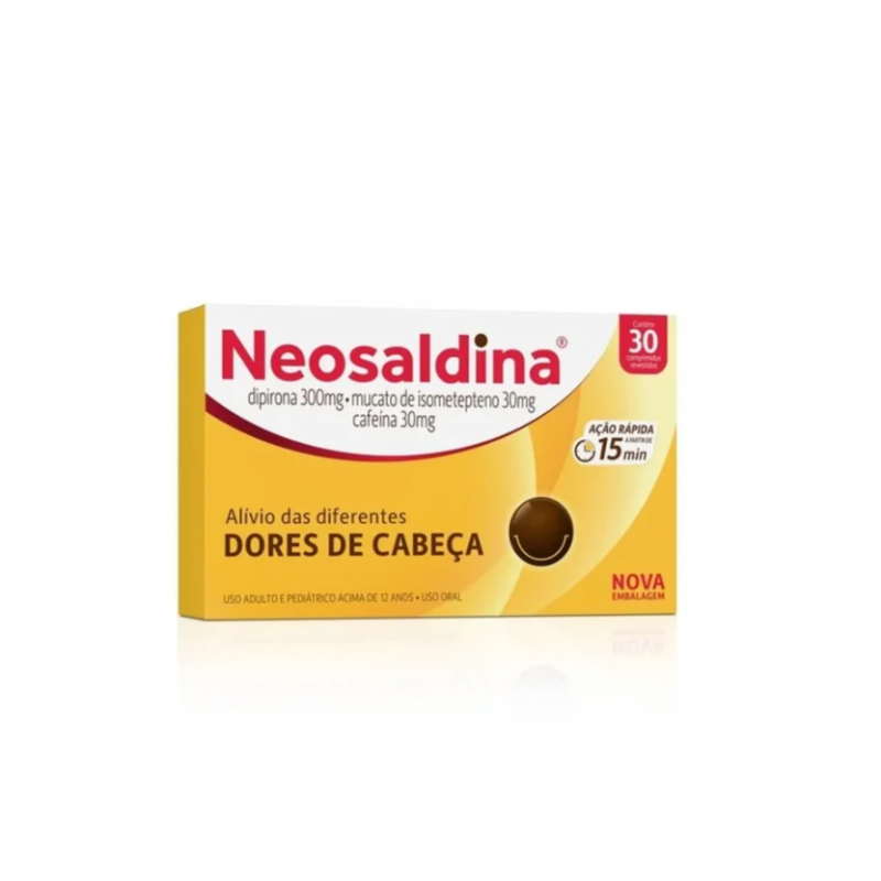 NEOSALDINA  COM 30 DRAGEAS-COSMED- 