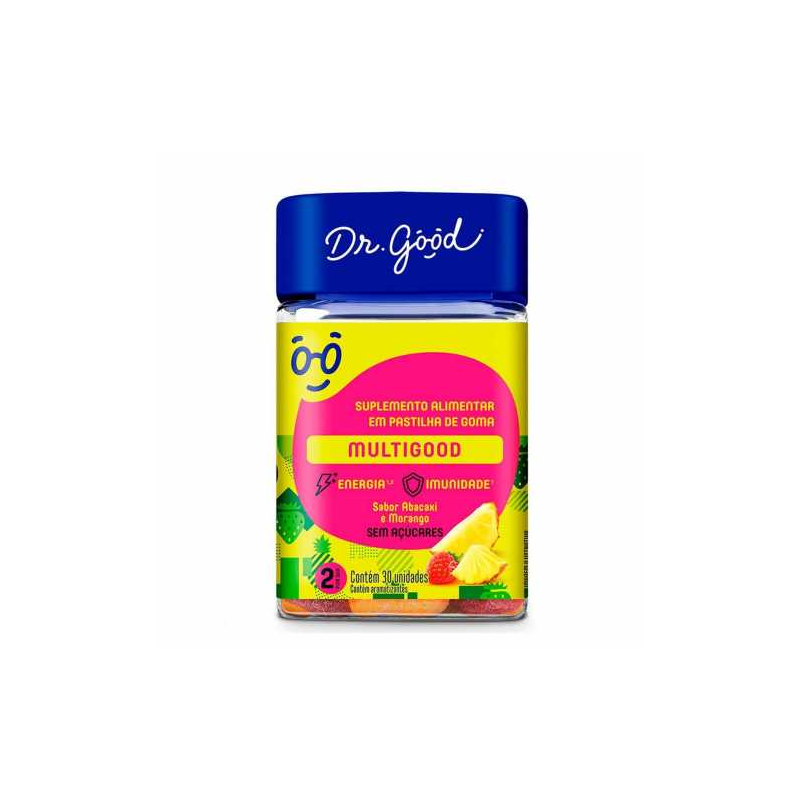 SUPLEMENTO ALIMENTAR  DRGOOD ENERGIA E IMUNIDADECOM 30 GOMAS