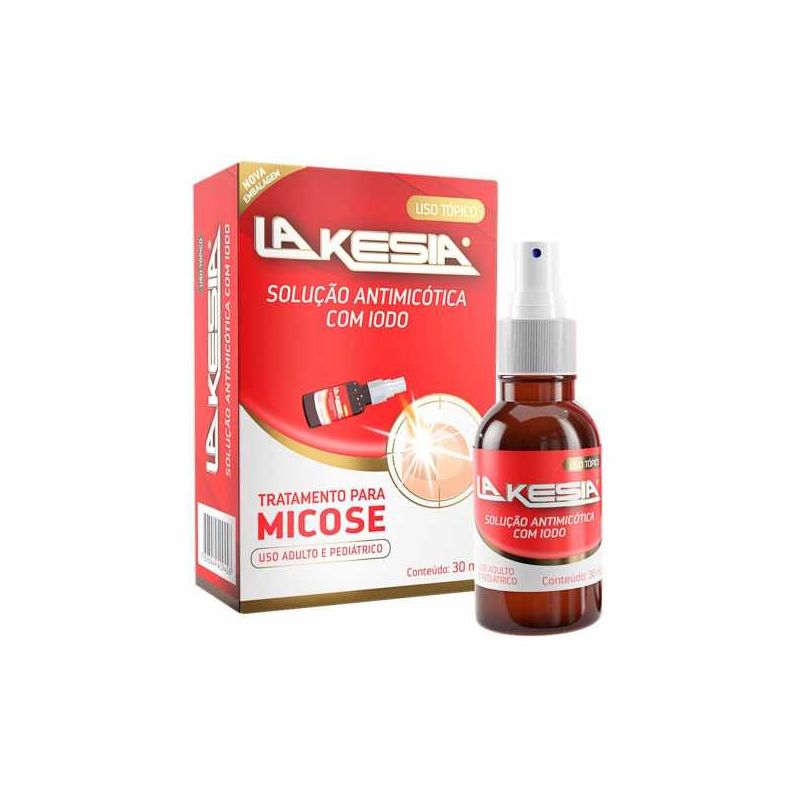 LAKESIA SOLUÇÃO ANIMICÓTCA COM 30ML-GENOMMA-