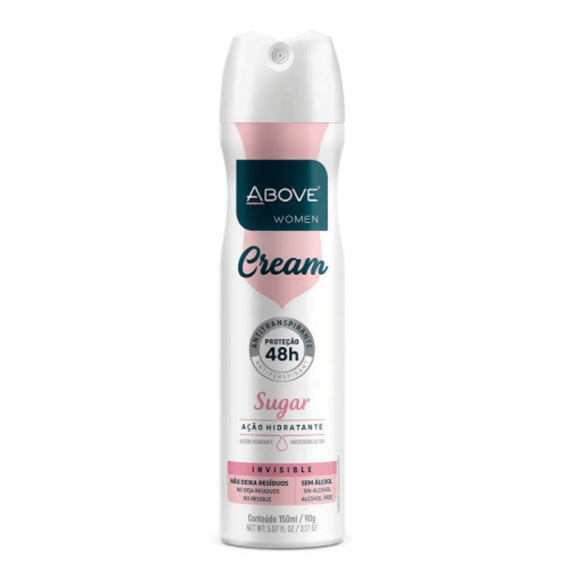 DESODORANTE AEROSOL ABOVE CREAM SUGAR WOMEN 150ML