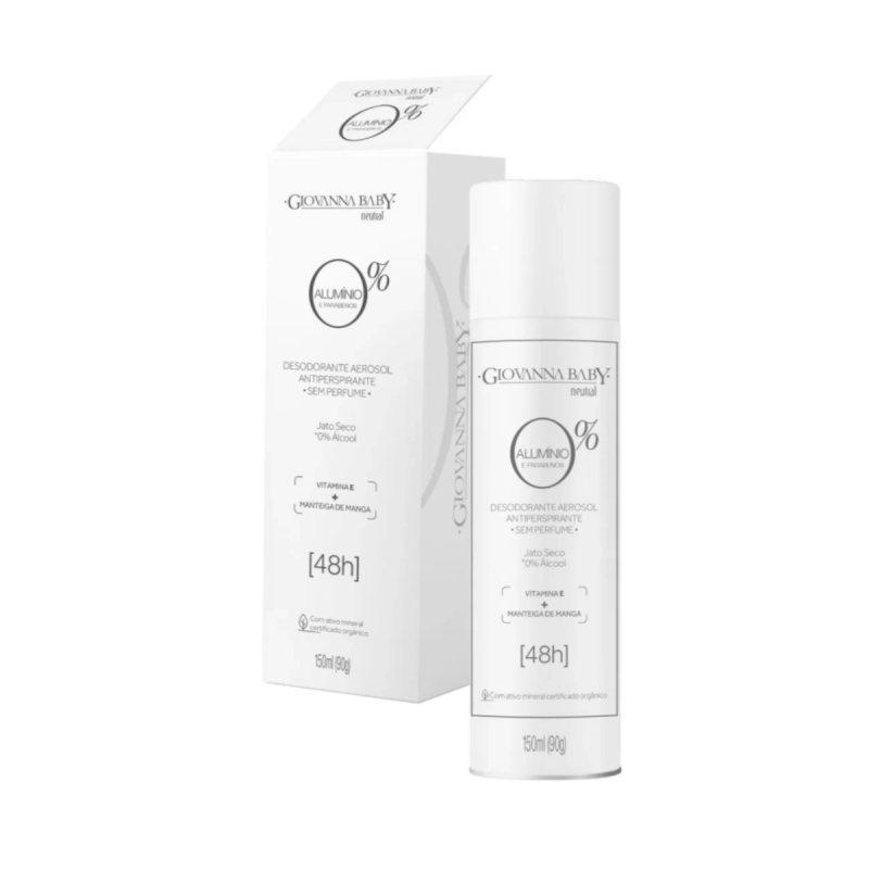 DESODORANTE GIOVANNA BABY AER 150ML 0% ALUMINIO NEUTRAL *