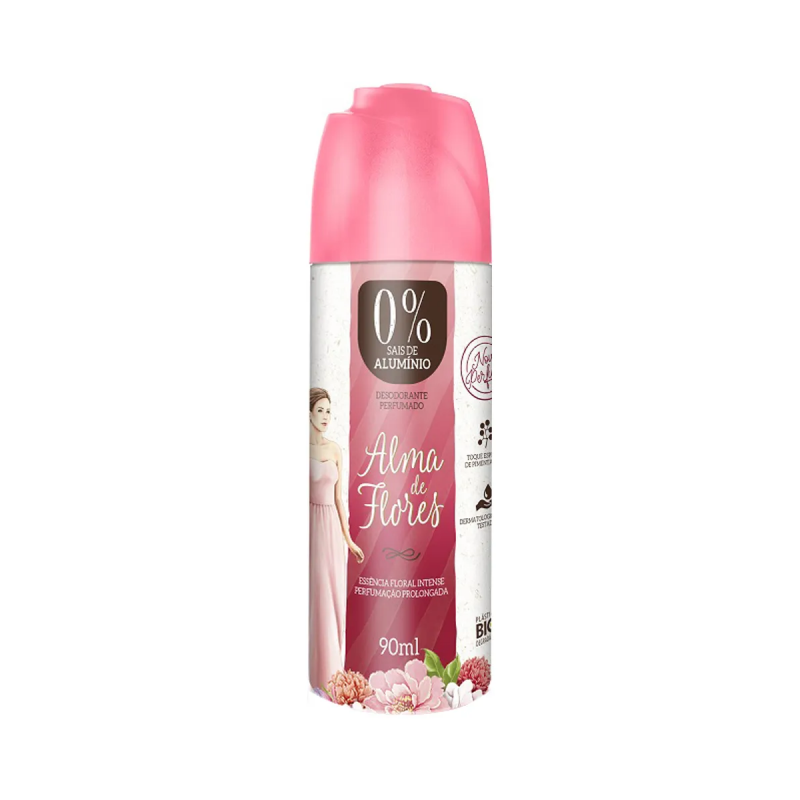 DESODORANTE SPRAY ALMA DE FLORES  90ML INTENSE