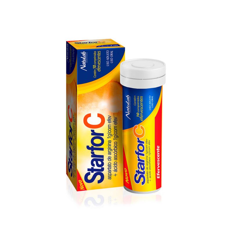 STARFOR C COM 10 COMPRIMIDOS ENFERVECENTES -NATULAB- 