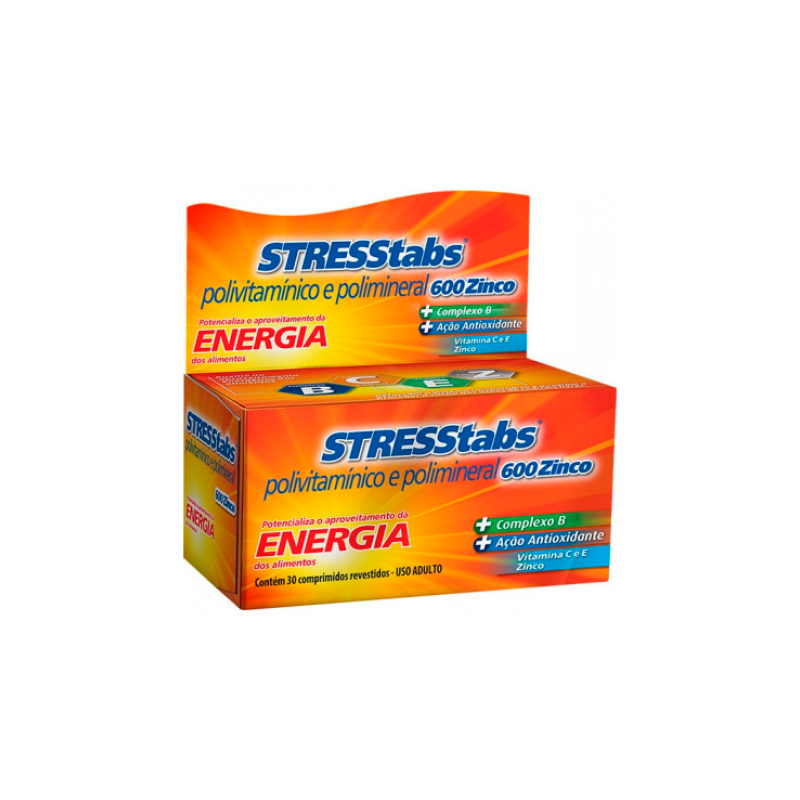 STRESSTABS ENERGIA COM 30 COMPRIMIDOS 