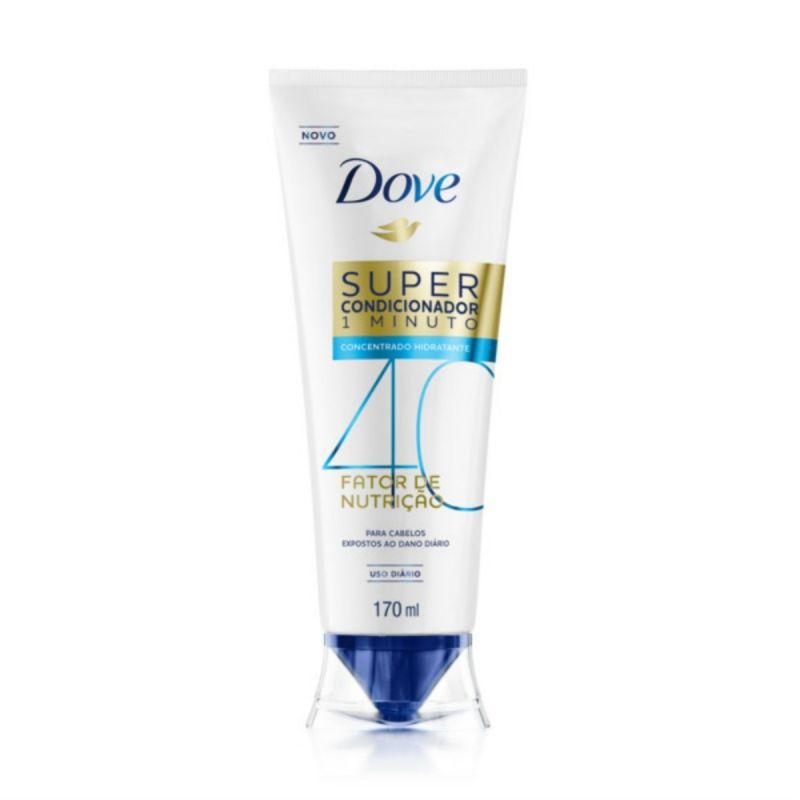 CONDICIONADOR DOVE FATOR 40 DE NUTRIÇÃO 170ML 