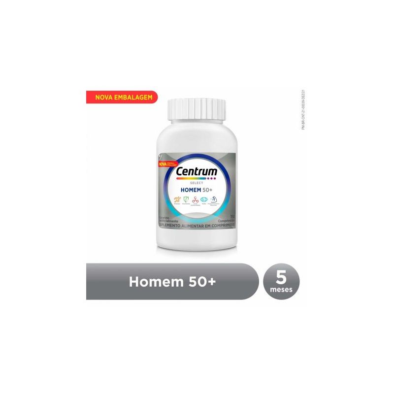 CENTRUM SELECT HOMEM COM 150 COMPRIMIDOS