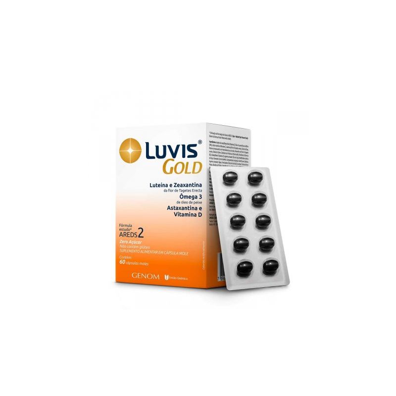 LUVIS GOLD COM 60 CÁPSULAS MOLES