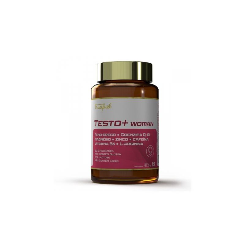 TRUSTFUEL SUPLEMENTO TESTO+WOMAN COM 90 CÁPSULAS 