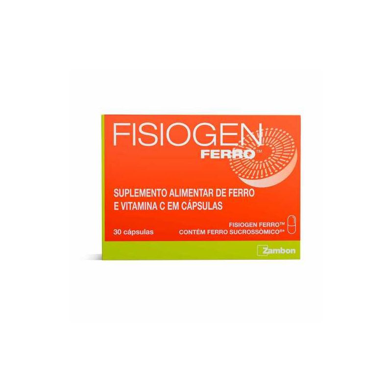 FISIOGEM FERRO COM 30 CAPSULAS-ZAMBON-FARMA-