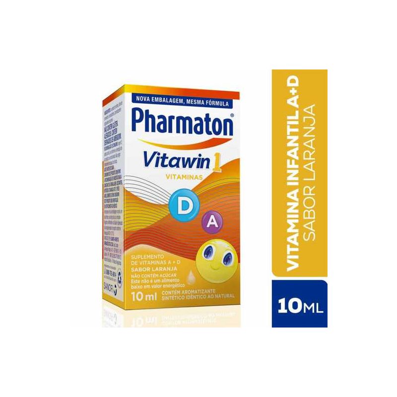 PHARMATON VITAWIN 1 SABOR LARANJA COM 10ML