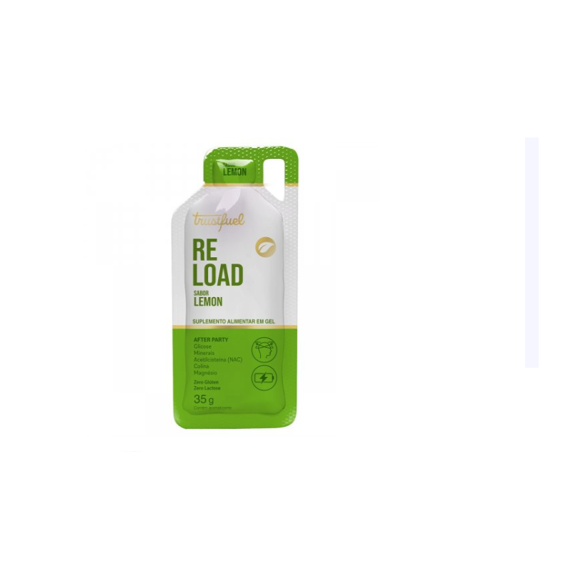 SUPLEMENTO EM GEL RELOAD SABOR LIMÃO 35 GRAMAS CX/10
