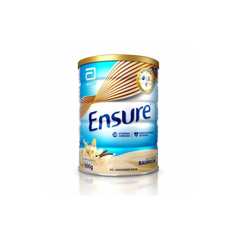 ENSURE PÓ SUPLEMENTO ALIMENTAR SABOR BAUNILHA 900G 