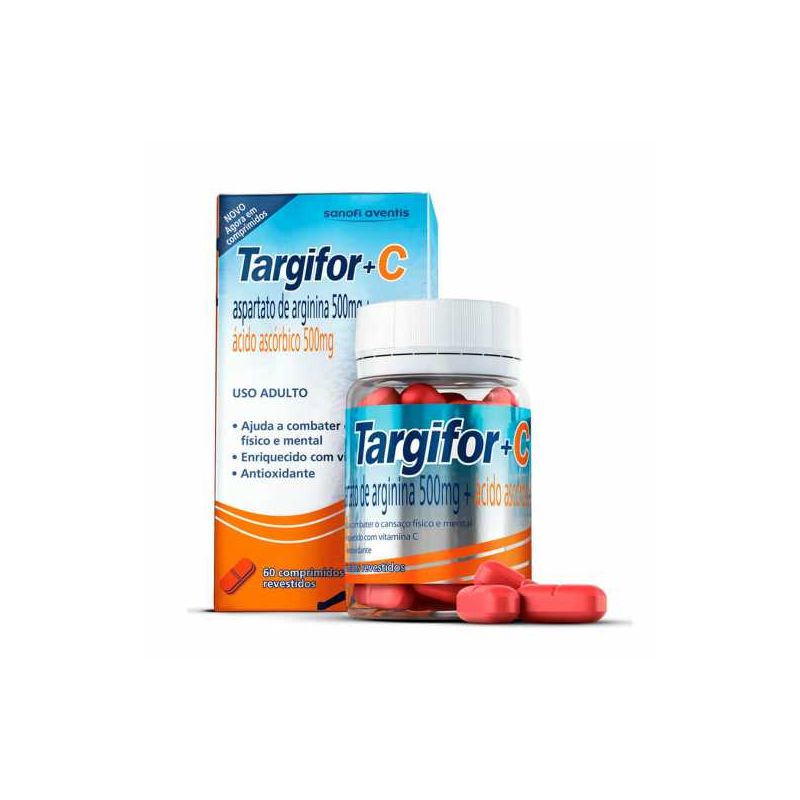 TARGIFOR +C 500/500MG COM 60 COMPRIMIDOS