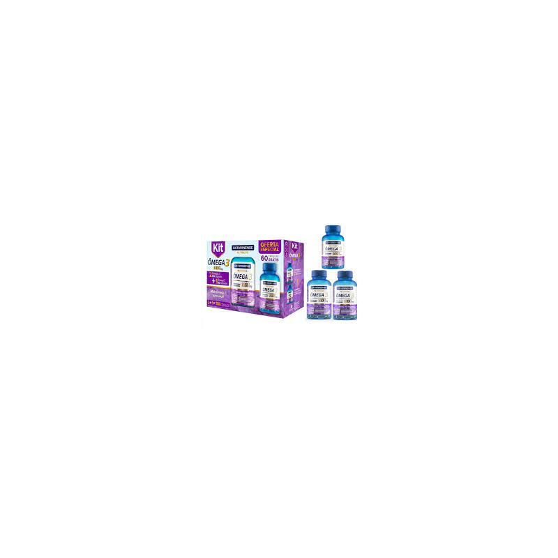 KIT OMEGA 3 1000MG CATARINENSE COM 300 CAPSULAS