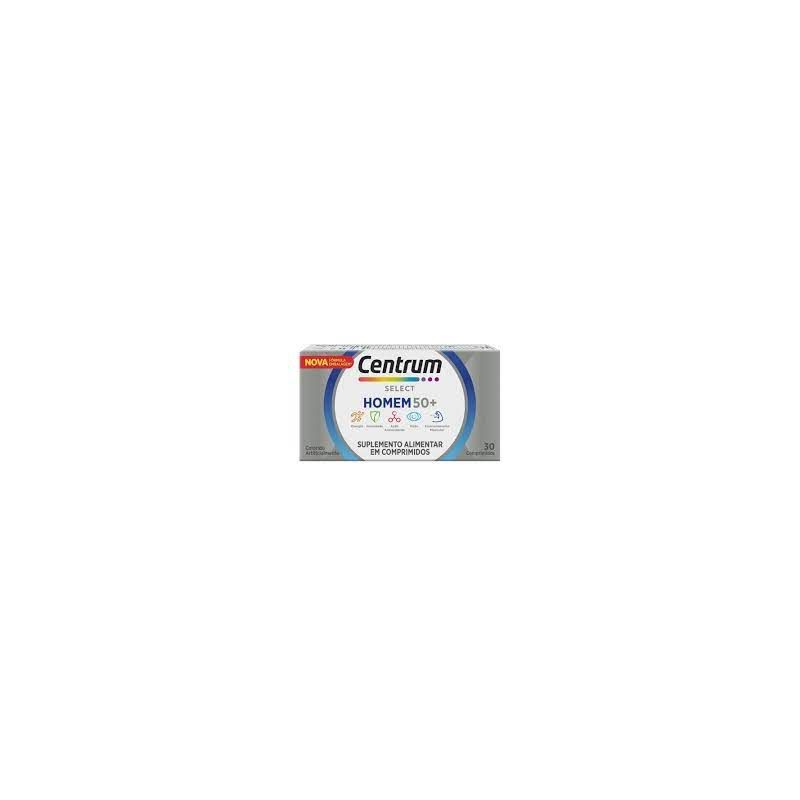 CENTRUM SELECT HOMEM 50+ COM 30 COMPRIMIDOS