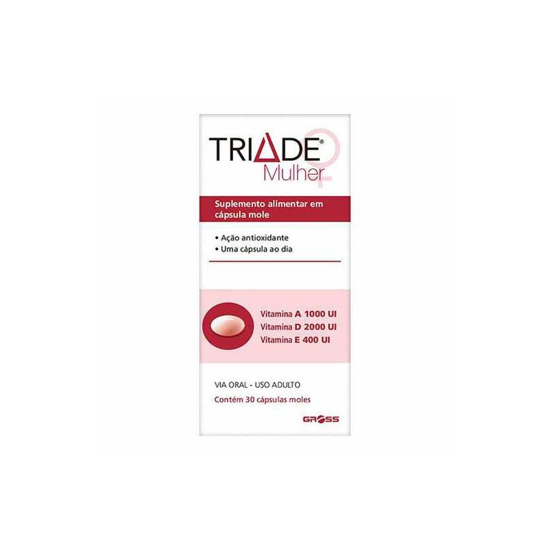 TRIADE  MULHER COM 30 CÁPSULAS
