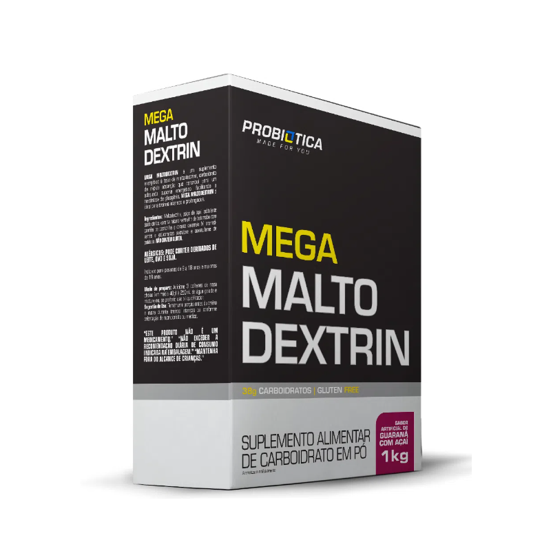 MEGA MALTO DEXTRIN - 1 KG - GUARANA C AÇAI