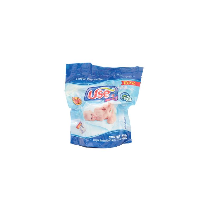 LENÇO UMEDECIDO USE IT REFIL COM 400 UNIDADES