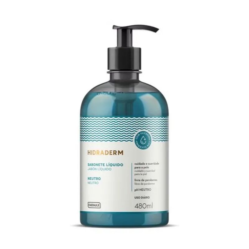 SABONETE LÍQUIDO HIDRADERM NEUTRO 480ML