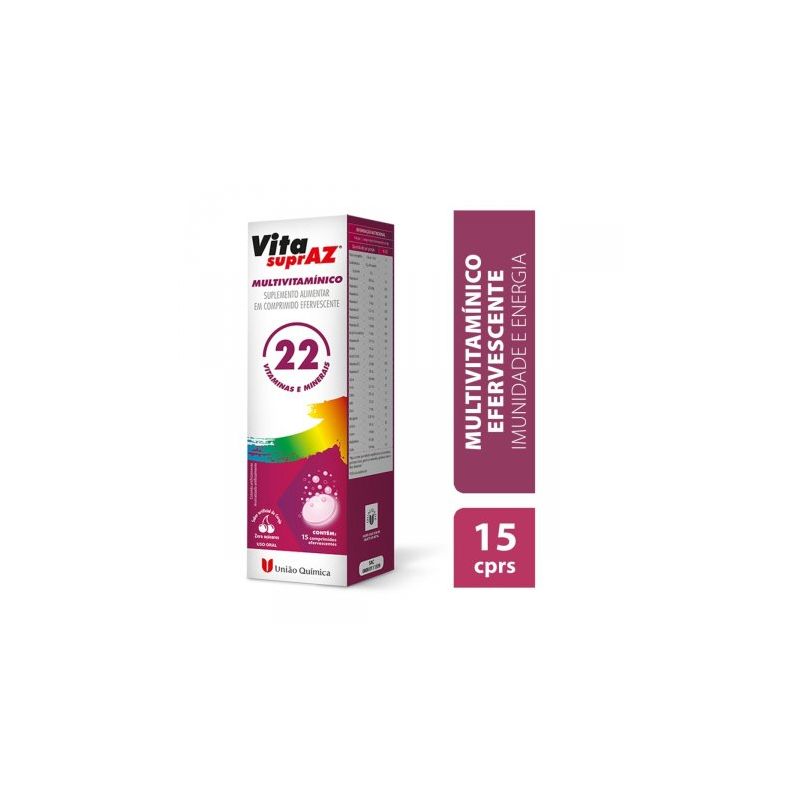 VITA SUPRAZ COM 15 COMPRIMIDOS EFERVESCENTES