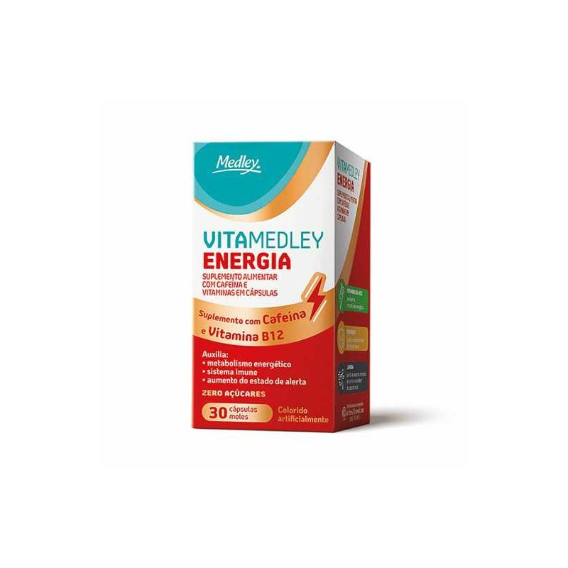 VITA MEDLEY ENERGIA  COM 30 CÁPSULAS MOLES