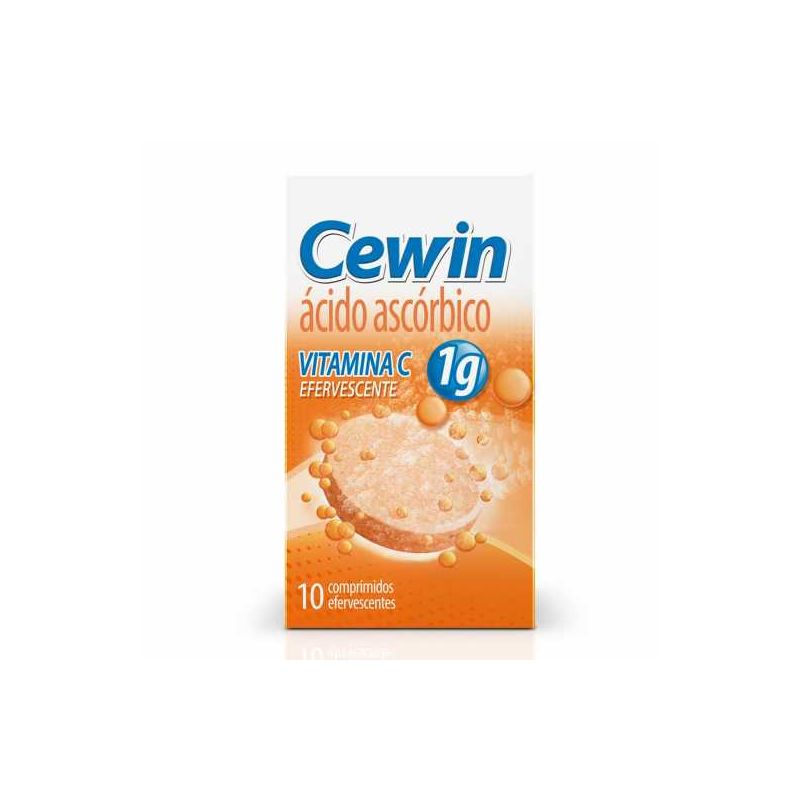 CEWIN LARANJA EFERVESCENTE 1G 10 COM COMPRIMIDOS 