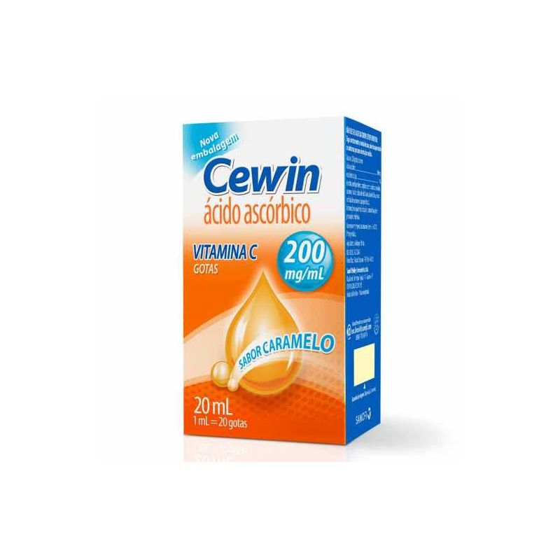 CEWIN GOTAS 200MG COM 20ML