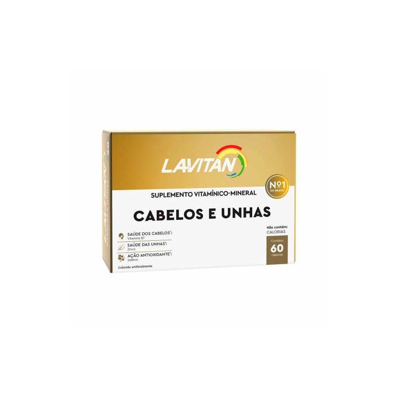LAVITAN CABELOS E UNHAS COM 60 CAPSULAS