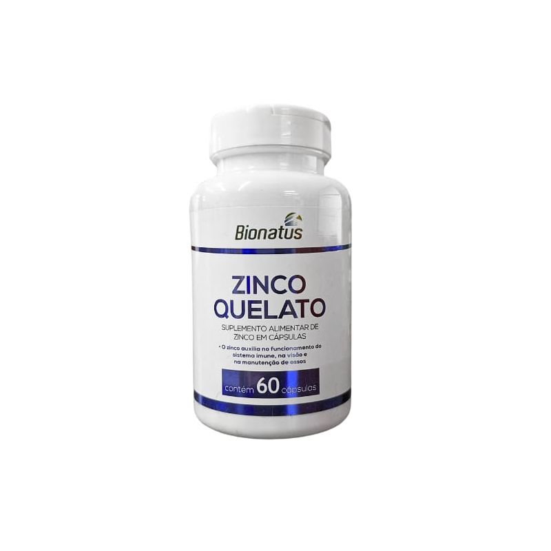 ZINCO QUELATO COM 60 CAPSULAS BIONATUS