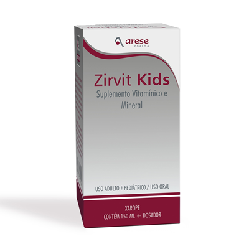 ZIRVIT KIDS COM 150 ML ARESE PHARMA-  VALIDADE 07/2026