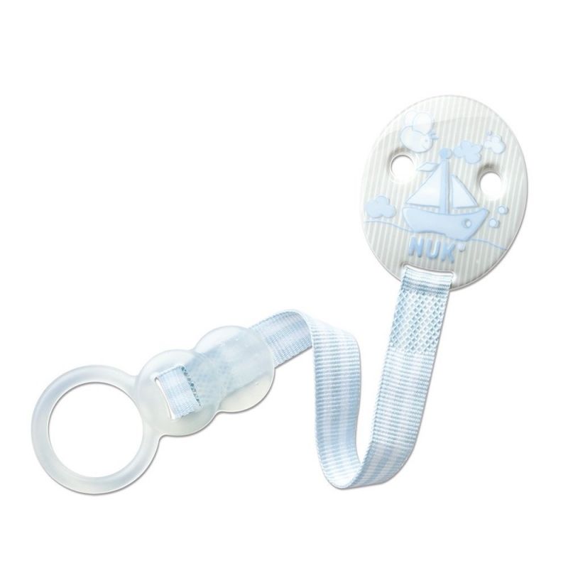 PRENDEDOR DE CHUPETA NUK SEM ARGOLA AZUL