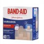 BAND AID VARIADOS COM 40UNIDADES