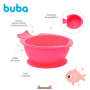 BOWL DE SILICONE COM VENTOSA COR ROSA
