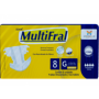 FRALDA GERIATRICA MULTIFRAL REGULAR G COM 8 UNIDADES