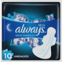 ABSORVENTE ALWAYS NOTURNO NOITES TRANQUILAS T.HIPER COM 10UN