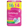 ABSORVENTES INTIMUS GEL SECA COM ABAS LEVE 16 PAGUE 14