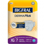 FRALDA BIGFRAL DERMA PLUS REGULAR XG COM 7 UNIDADES