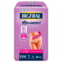FRALDA BIGFRAL MOVIMENT ROUPA INTIMA FEM P/M COM 7