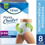 FRALDA GERIATRICA TENA PANTS CONFORT G/EG COM 8 UNIDADES