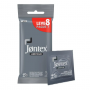 PRESERVATIVO JONTEX LUBRIFICADO COM 8 UNIDADES