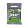 PRESERVATIVO JONTEX MAÇA VERDE COM 3 UNIDADES