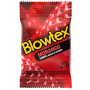 PRESERVATIVO BLOWTEX MORANGO COM 3 UNIDADES
