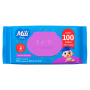 TOALHAS UMEDECIDAS MILI BABY COM 100 UNIDADES