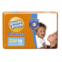 FRALDA POM POM CLASSICA JUMBO XXG COM 16 UNIDADES