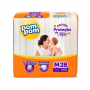 FRALDA POM POM DERMA JUMBO M COM 28 UNIDADES