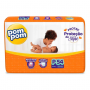 FRALDA POM POM PROTEK 12H DERMA JUMBO P COM 54 UNIDADES